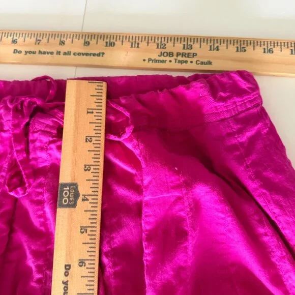 Boho Midi Gypsy Skirt Womens One Size Pink Hippie Peasant Flowy Festival Indie - Picture 4 of 7